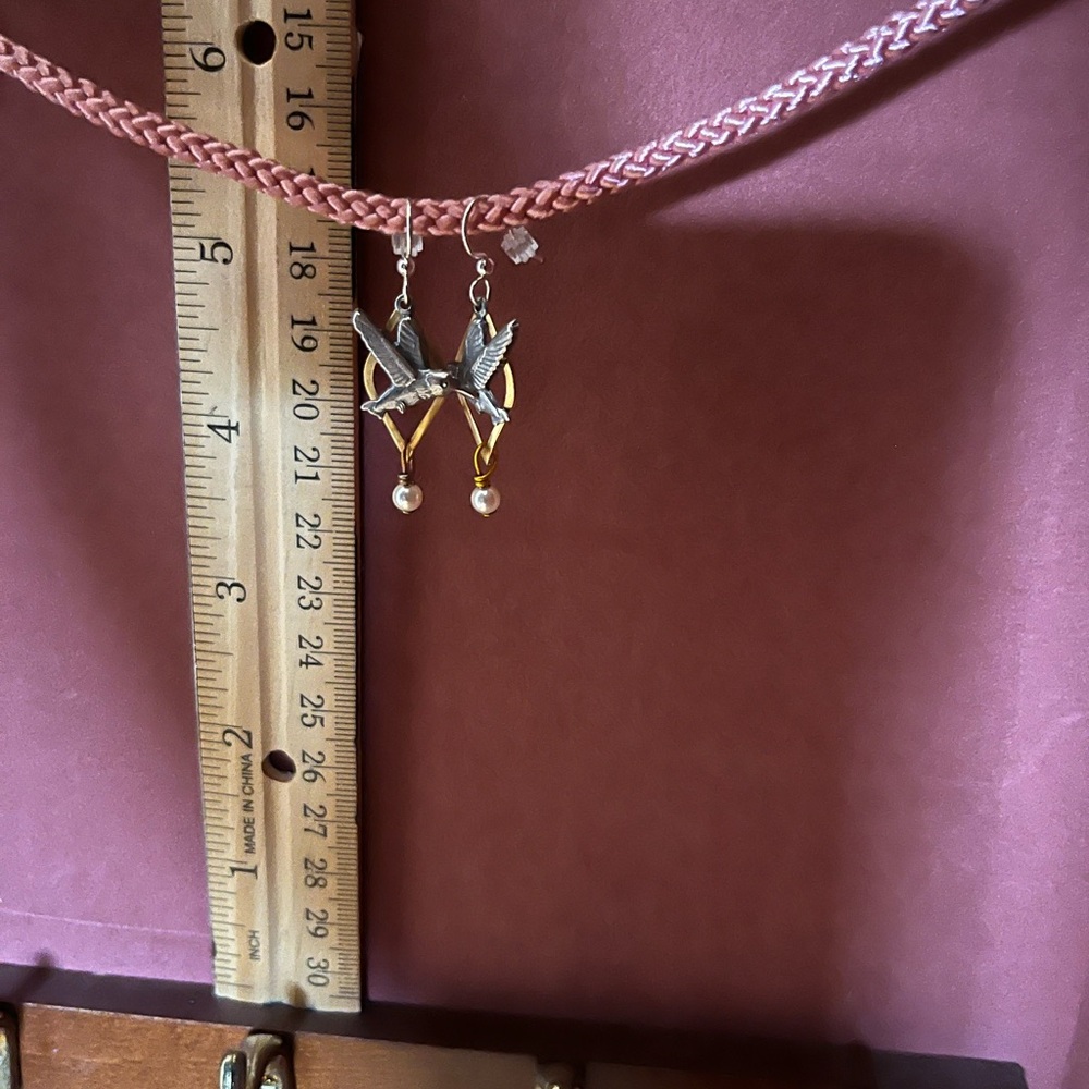 Dandelion Hummingbird Earrings